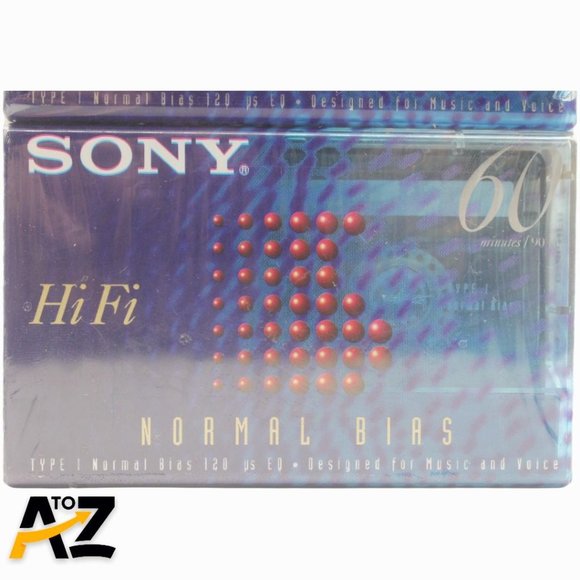 Sony Set Of 2 Hi Fi 60 Minutes Blank Audio Cassette Tapes FACTORY SEALED C-60HFB - Picture 9 of 10